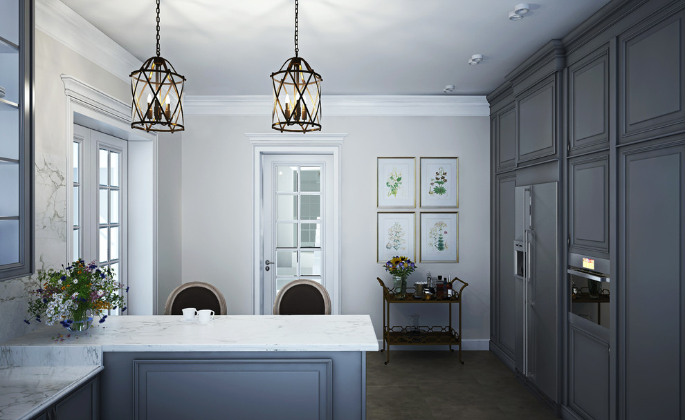 Emerald. Интерьры элитного жилого дома в коттеджном поселке в пригороде