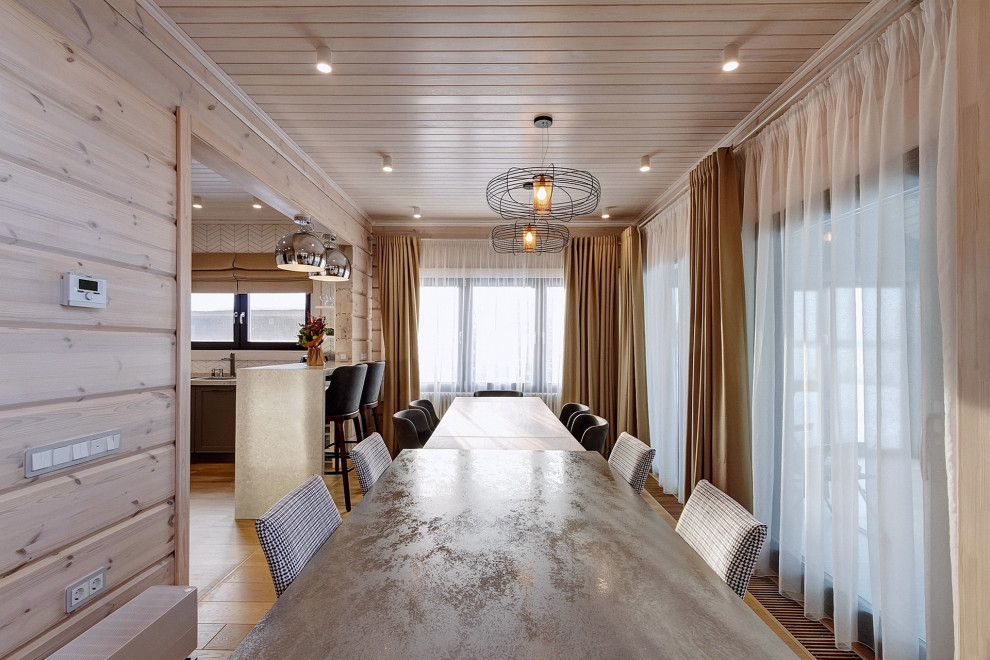 Фотосъеки коттеджа для компании Деревянный Дом