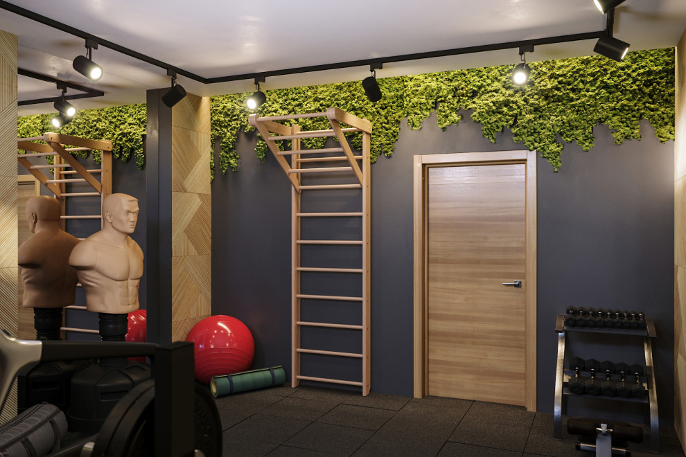 Лаунж и спортзал в частном доме
