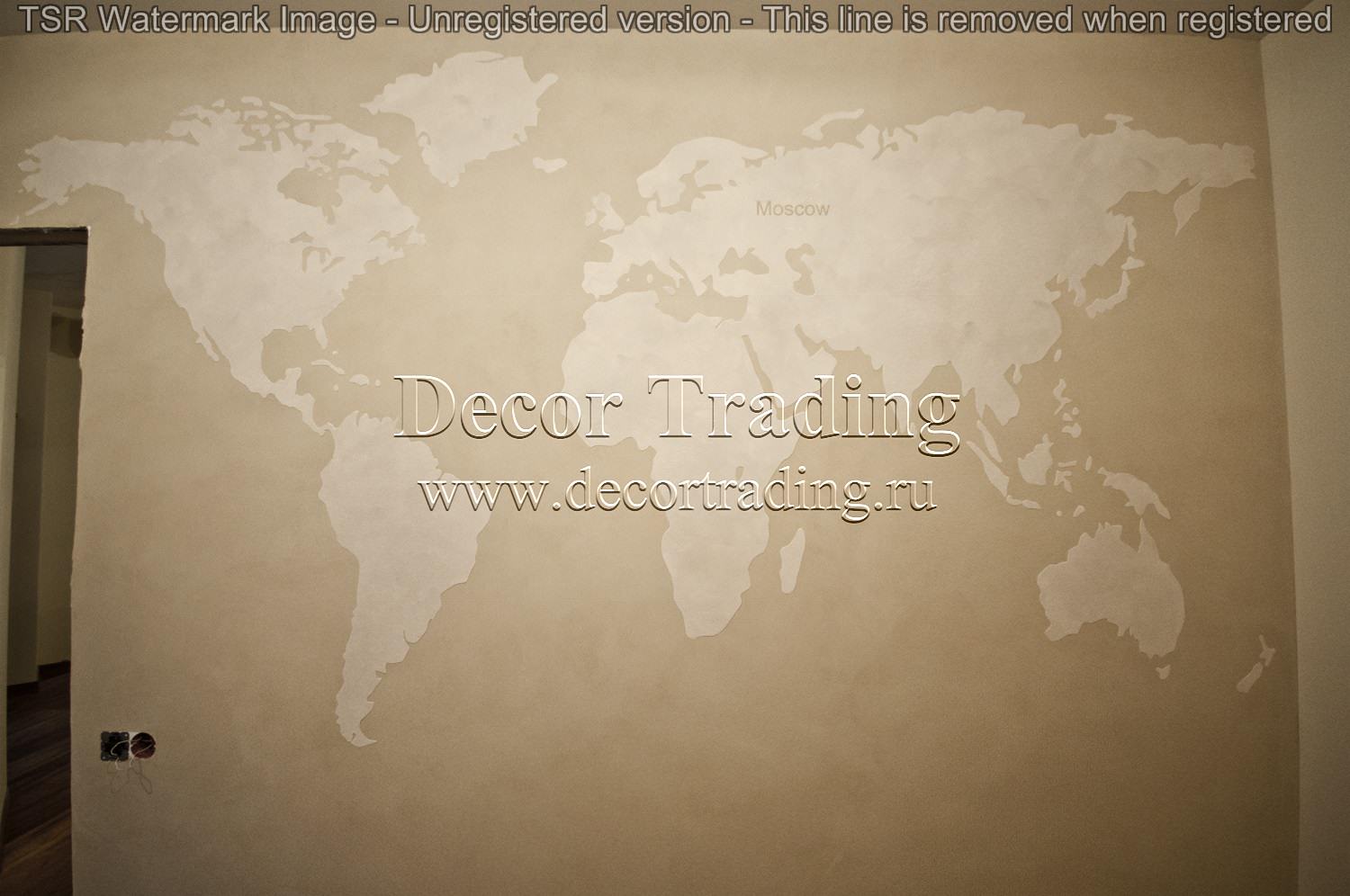 Частная квартира- отделка "Итальянская декоративная краска с эффектом песчаника"