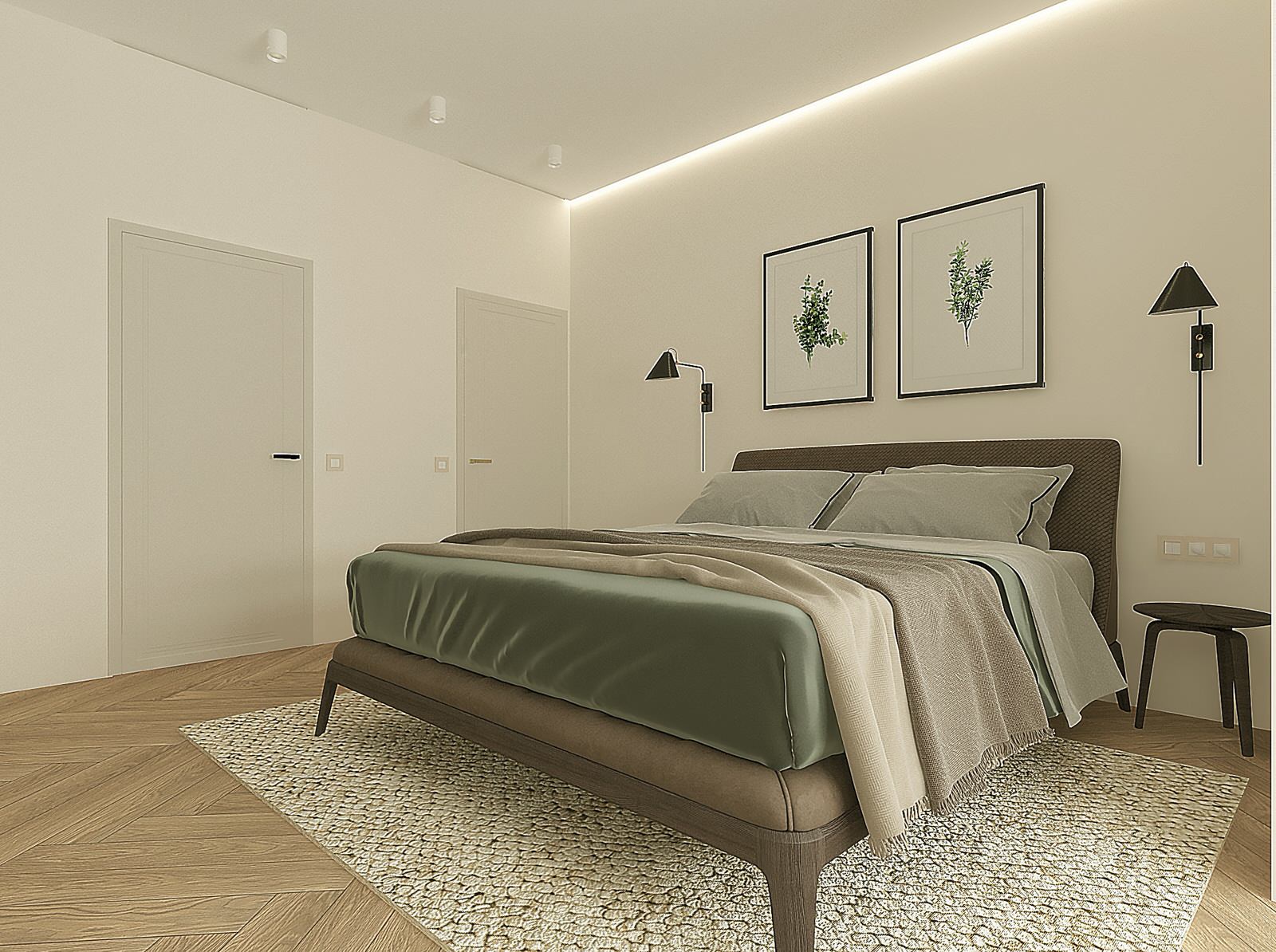 интерьер 4х комнатной квартиры для молодой семьи с 3 детьми