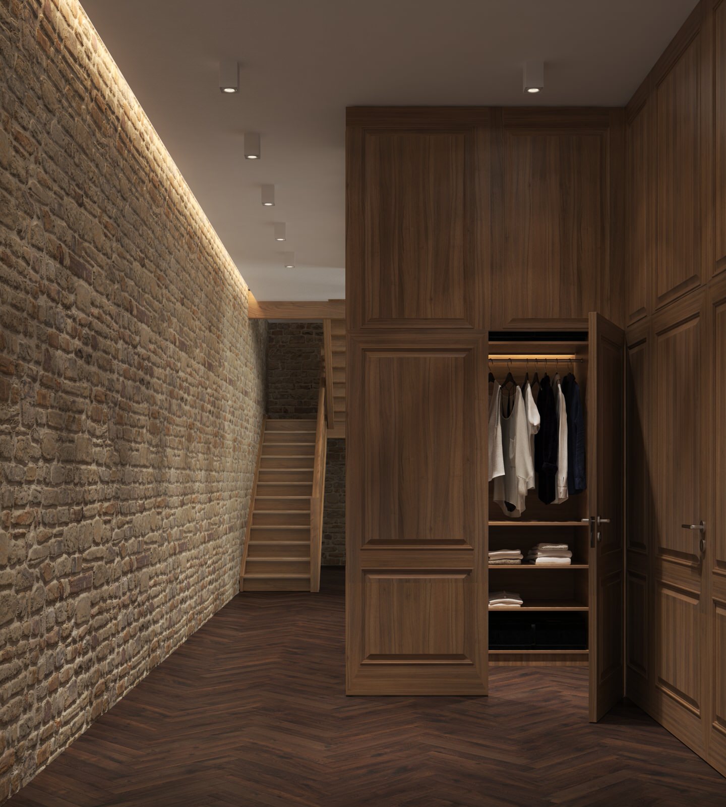 Обложка проекта: дизайн-проект интерьера деревянного загородного дома