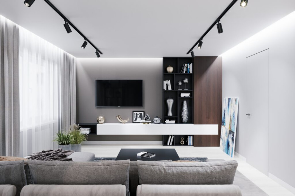 Дизайн-проект современной 3-комнатной квартиры