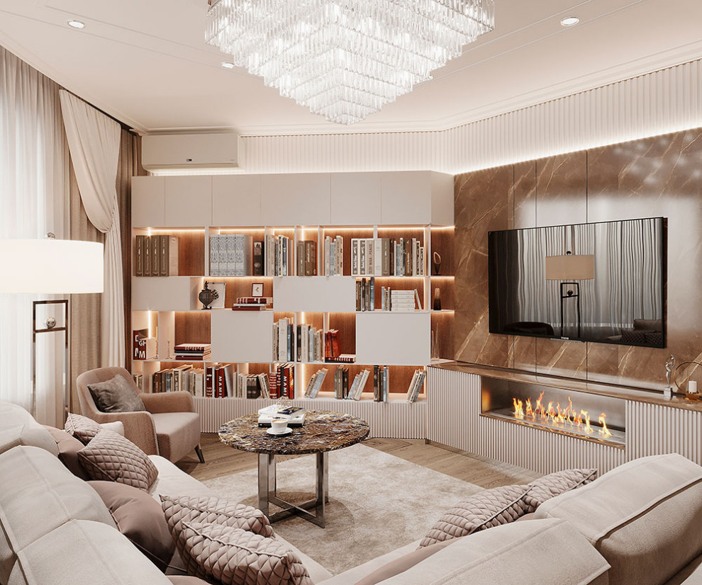 ДИЗАЙН ИНТЕРЬЕРА КВАРТИРЫ В ЖК АНГЛИЙСКИЙ КВАРТАЛ, 130 КВ.М.