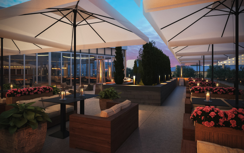 летняя терраса ресторана Локал