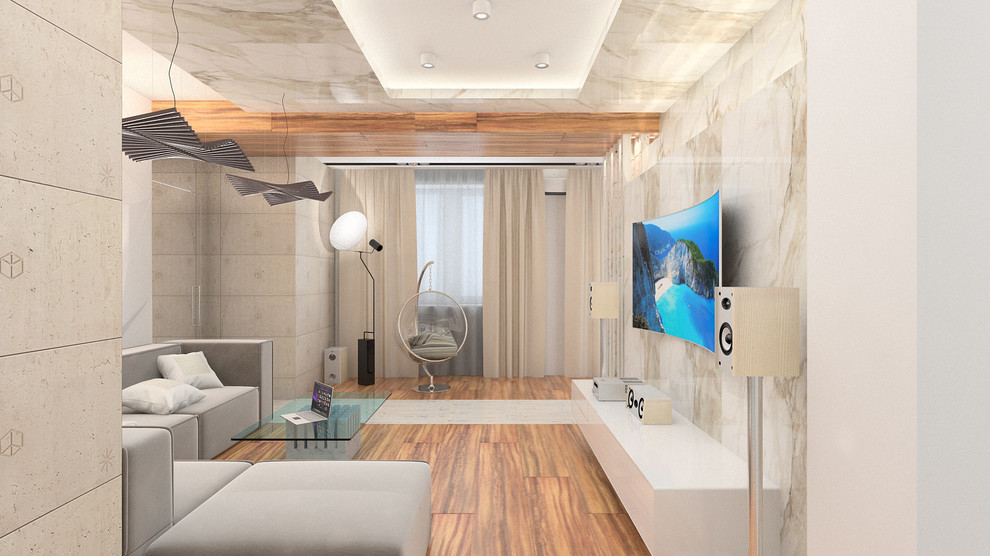 Дизайн-проект квартиры в стиле минимализм ЖК «Новый Оккервиль»