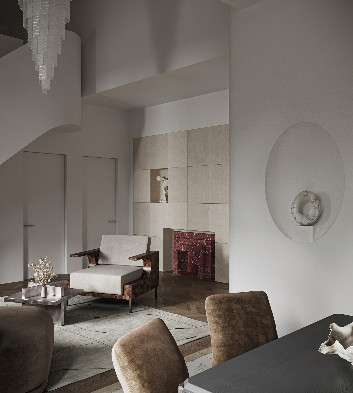 Двухуровневая квартира в Москве