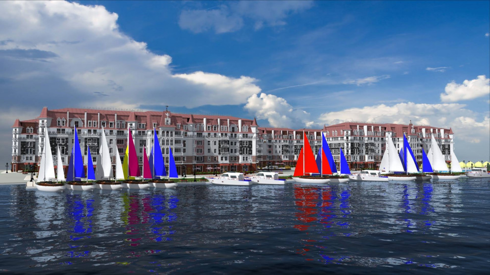 Обложка проекта: Концепция развития бухты реки Тростянка в Зеленоградске - 2 очередь