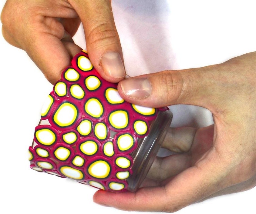 DIY: Декорируем стеклянный подсвечник полимерной глиной