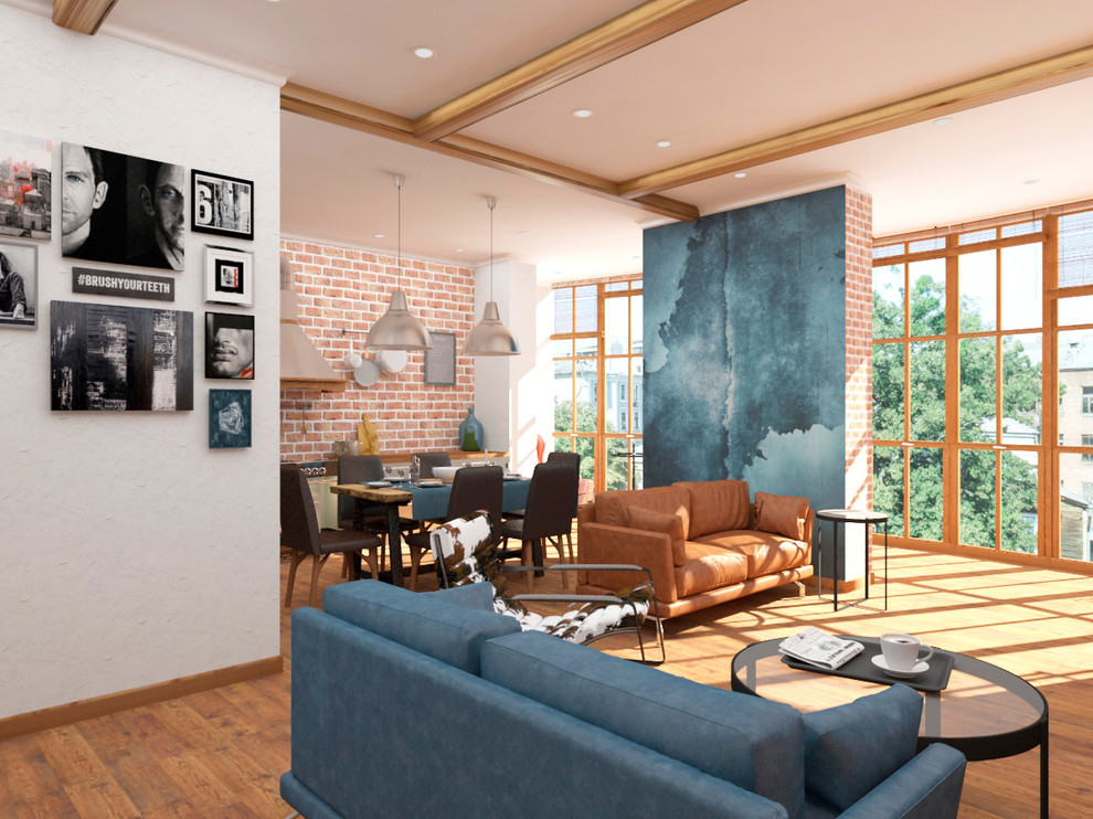 Лофт с элементами кантри