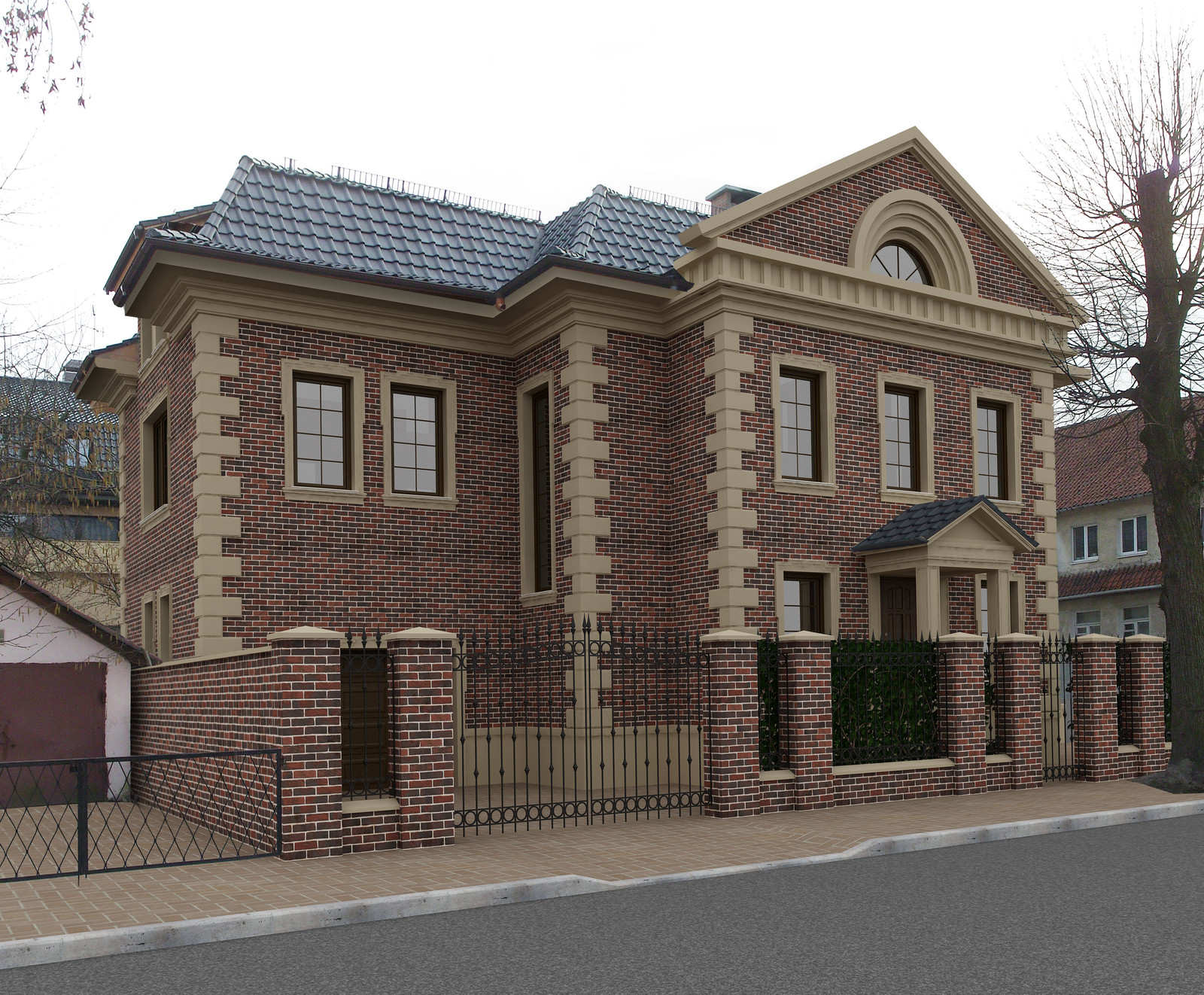 Обложка проекта: Реконструкция фасада (литиевой камень)