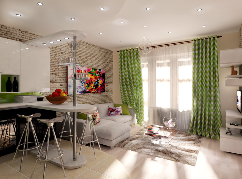 квартира-студия для молодой пары