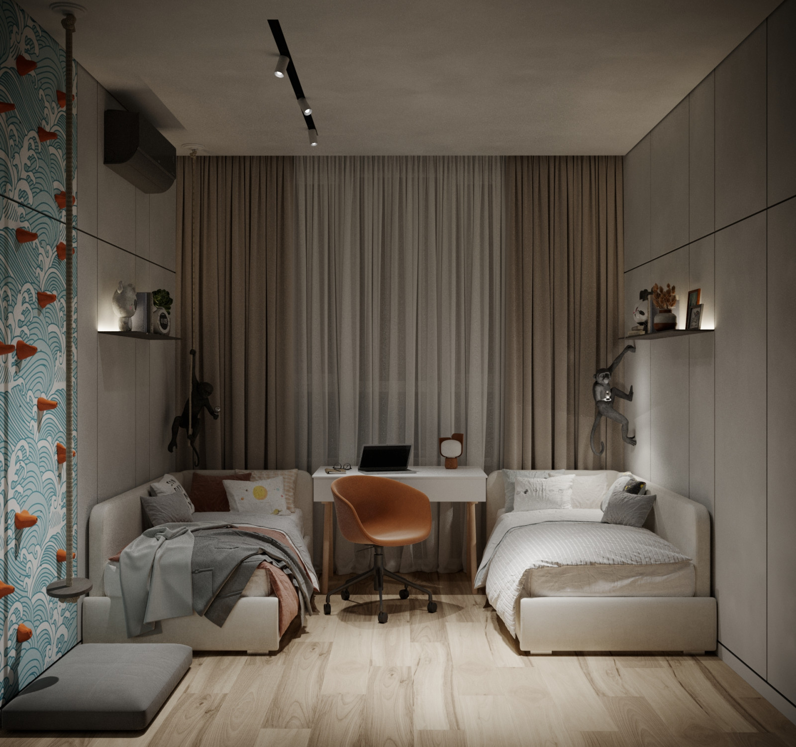 Дизайн проект квартиры в ЖК "Огни"