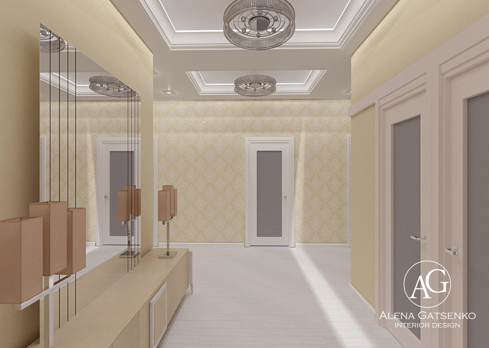 Дизайн частного дома в пастельных тонах