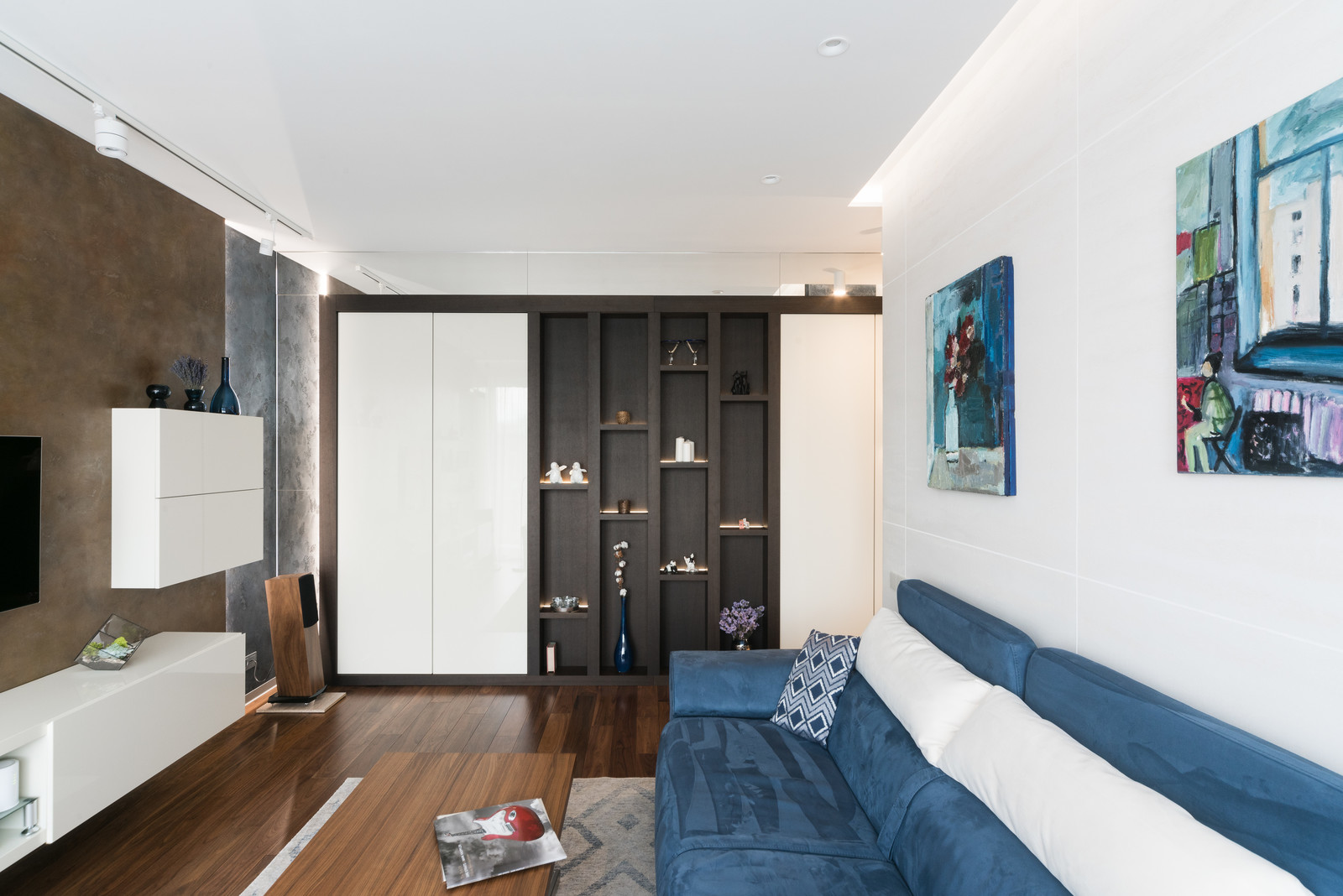 Квартира Ленинский. Контрастный минимализм