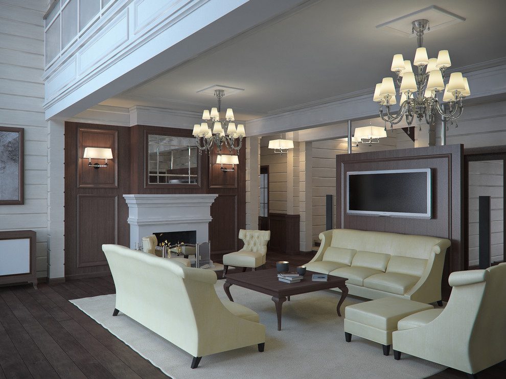 Интерьер деревянного дома