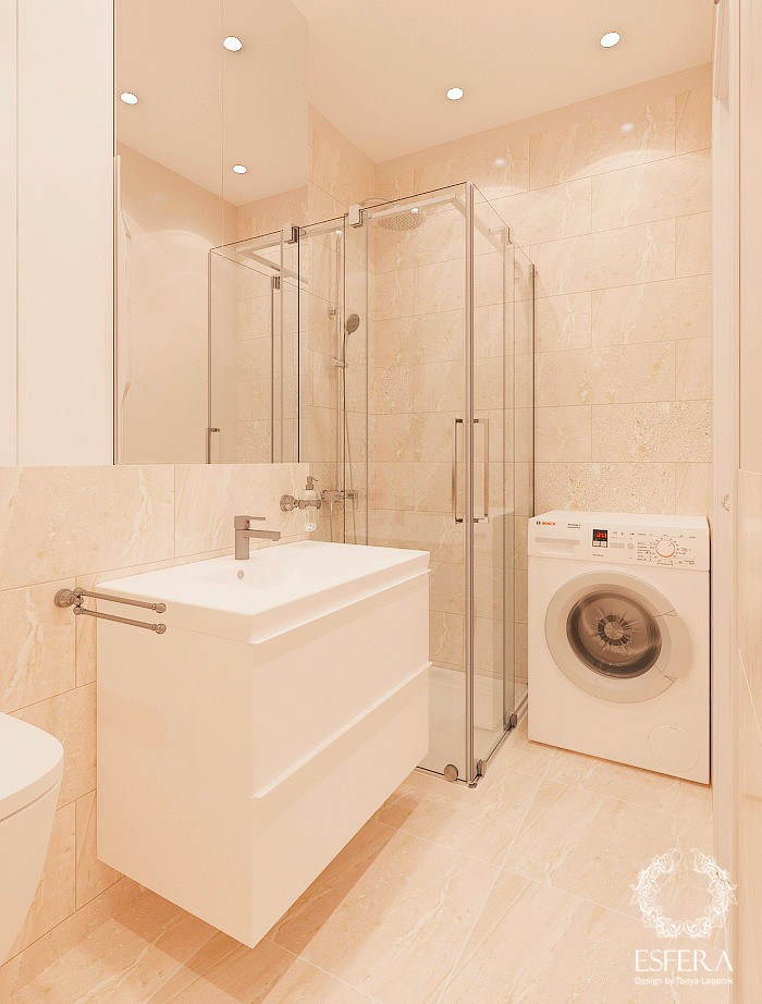 Дизайн проект однокомнатной квартиры.