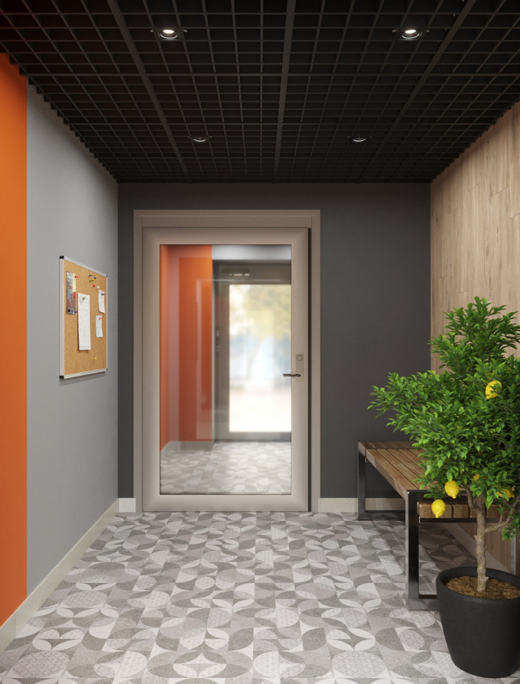 Дизайн подъезда многоквартирного дома в Уфе