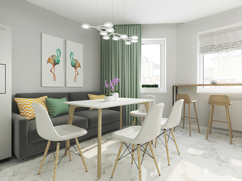 зеленые акценты