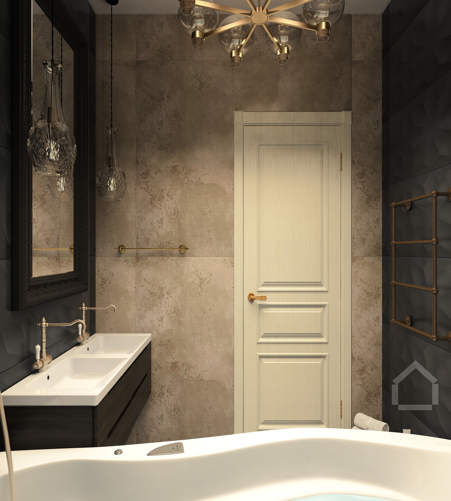 Маленький санузел в 3-х комнатной квартире Санкт-Петербург