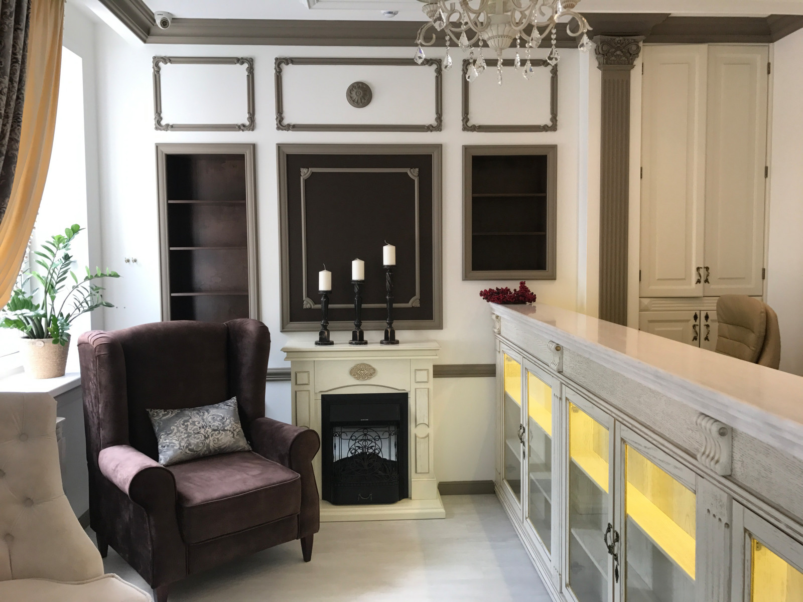 Обложка проекта: Интерьер стоматологии в неоклассическом стиле