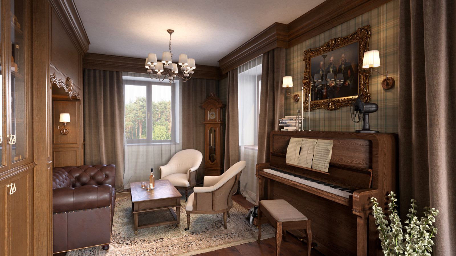 Château dans les pins