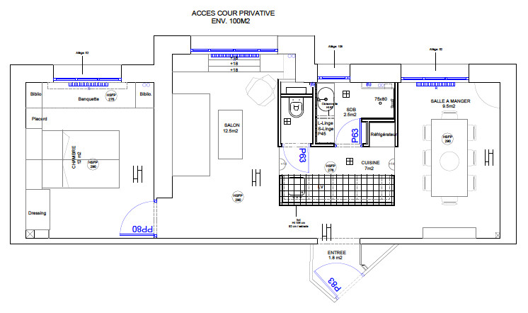 До и после: Оттенки терракоты в небольшой парижской квартире
