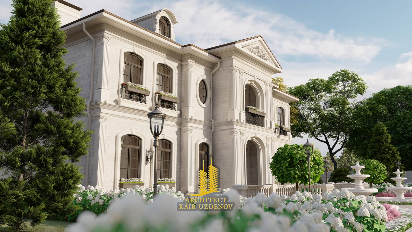 Проект дома в стиле Французский ренесанс