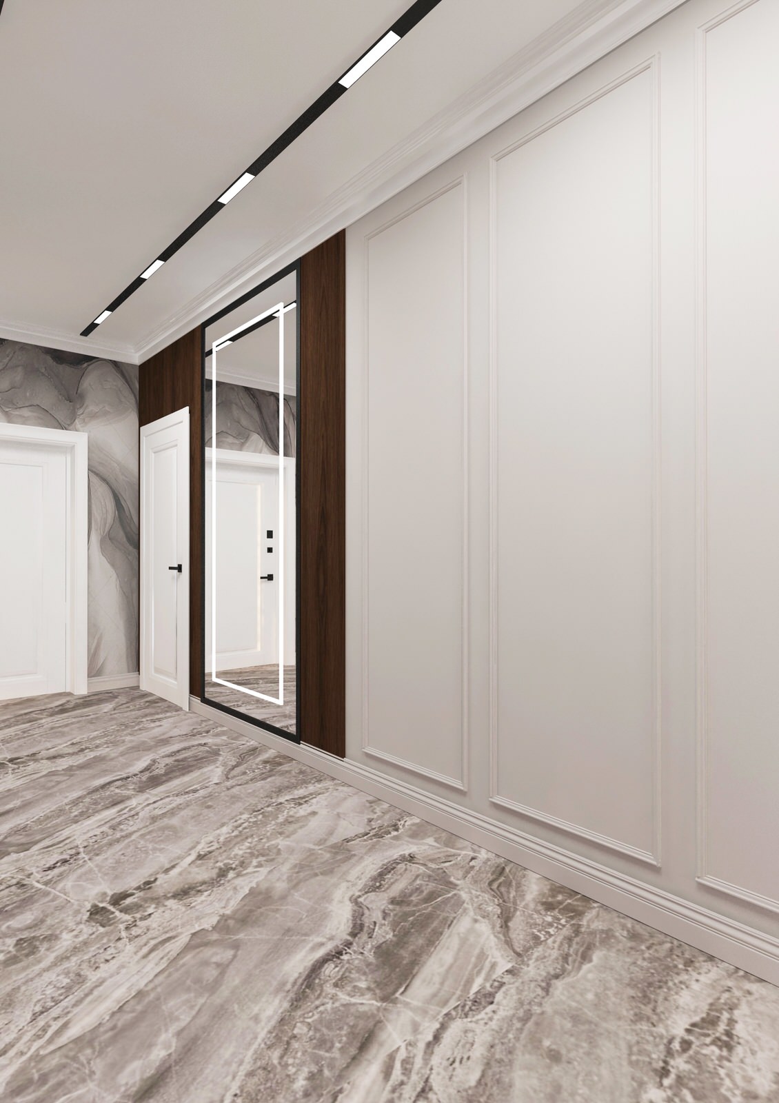 Кухня-гостиная из проекта частного дома 5 бригада