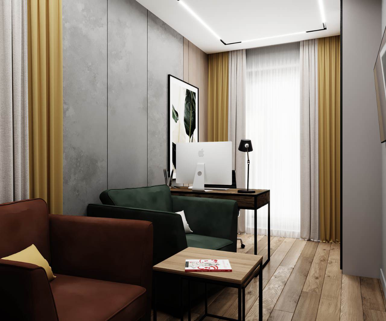 Интерьер дуплекса в КП Федоскино