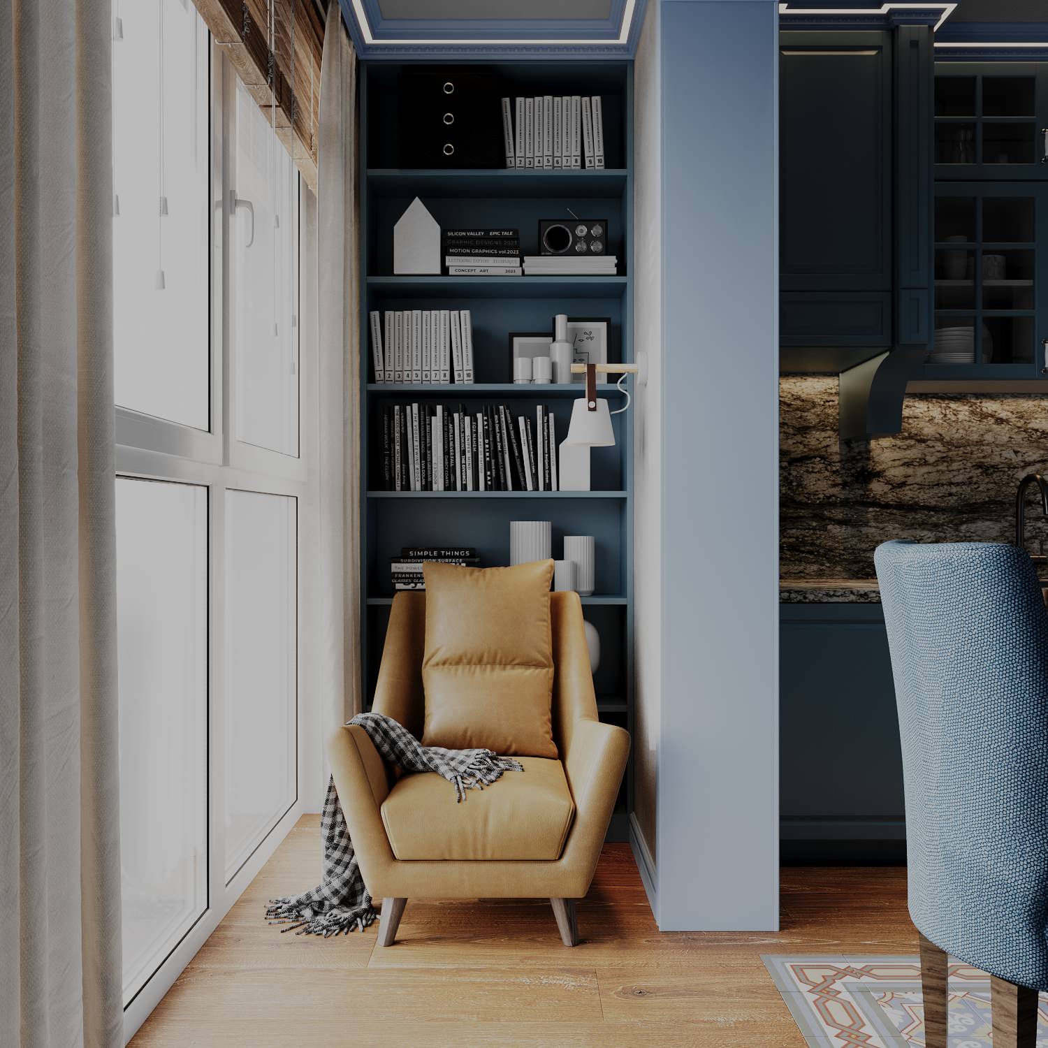 Обложка проекта: "МОРСКАЯ" Квартира выходного дня для большой семьи