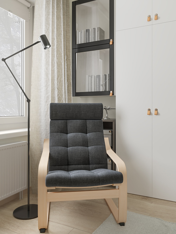 Обложка проекта: Проект светлой квартиры в Санкт-Петербурге |  Площадь: 68.34 м2.