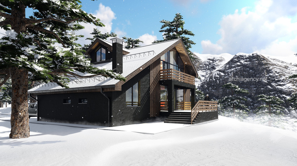 Коттедж в стиле "Шале"