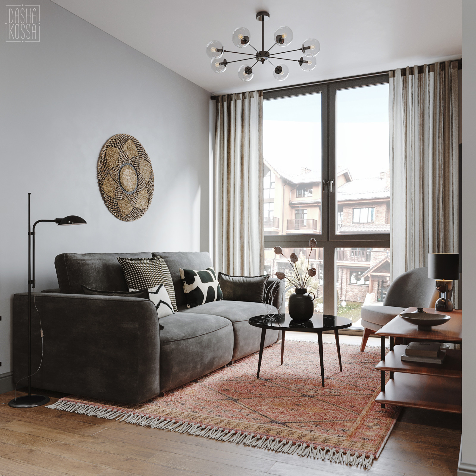 Двухуровневая квартира, шоу рум для девелоперов