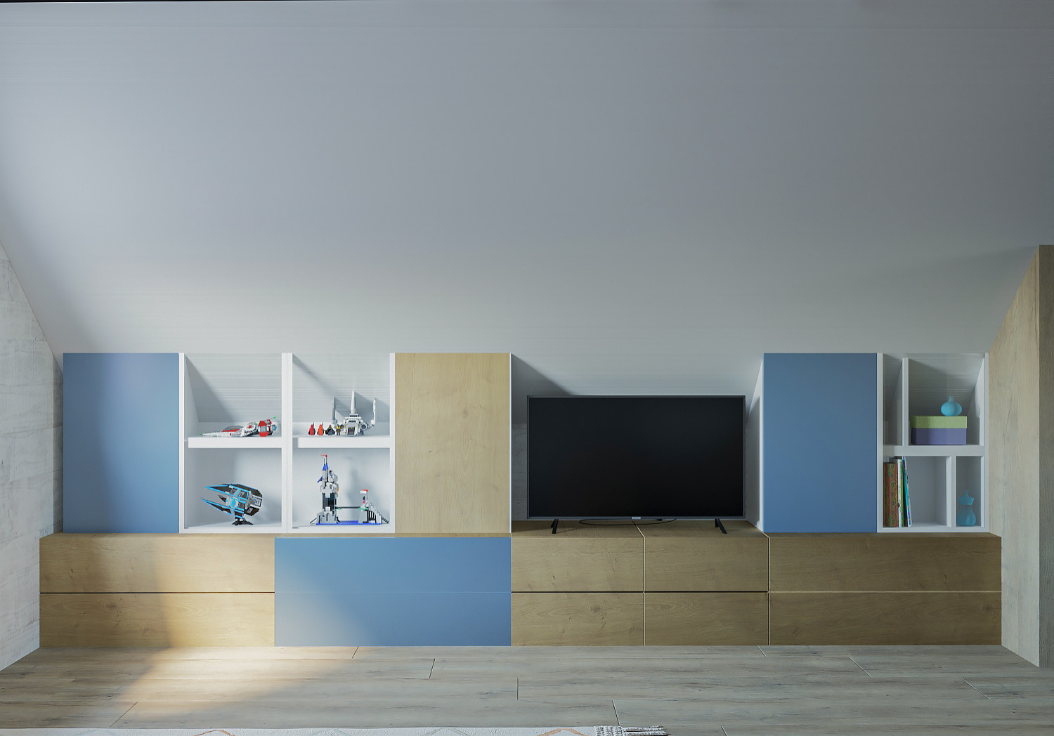 Детская- игровая на мансардном этаже