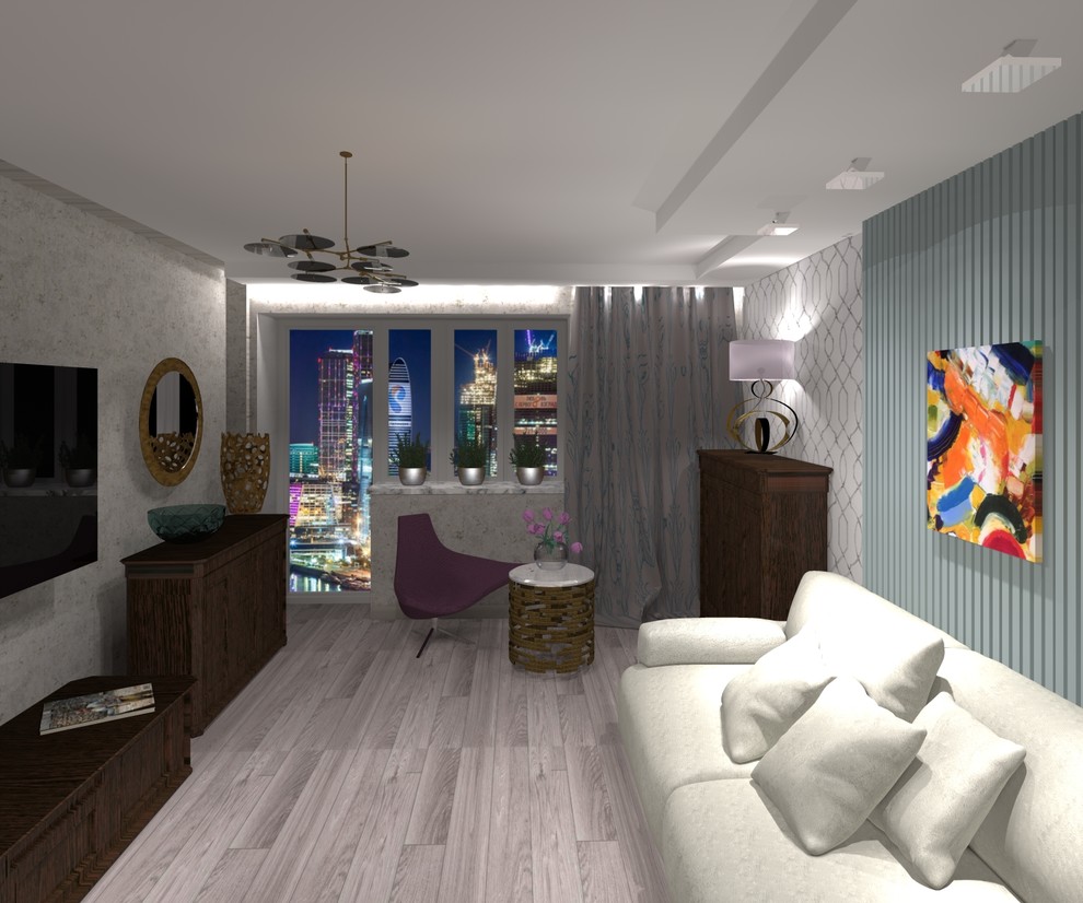 Обложка проекта: Квартира для "деловой женщины"