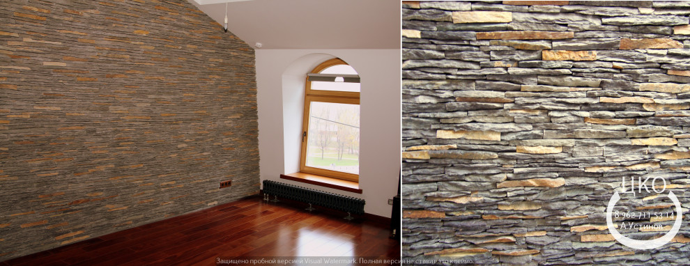 Камень в интерьере