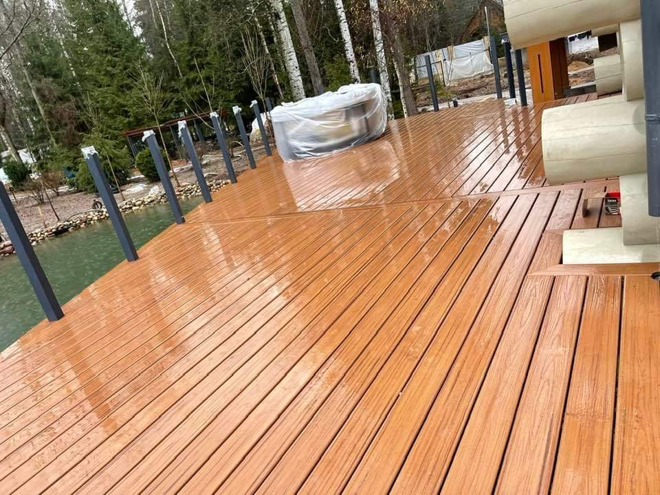 Террасы для бассейнов, причалов