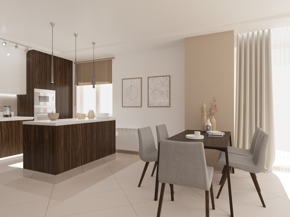 Гостиная с камином