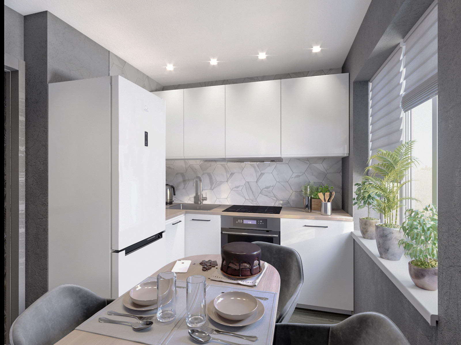 Дизайн однокомнатной хрущевки (ул.П.Савельевой)