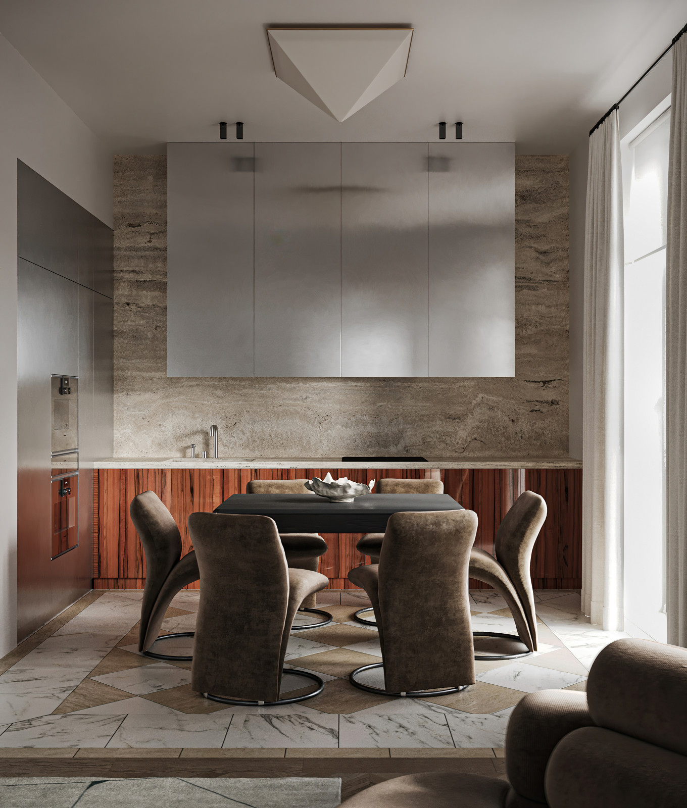 Двухуровневая квартира в Москве