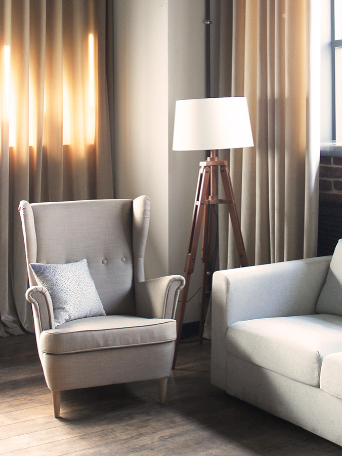 Кабинет в стиле лофт