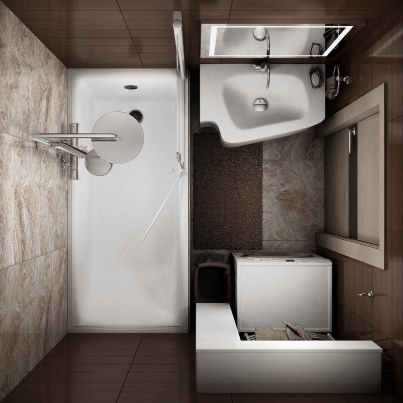 Двухкомнатная квартира в современном стиле.