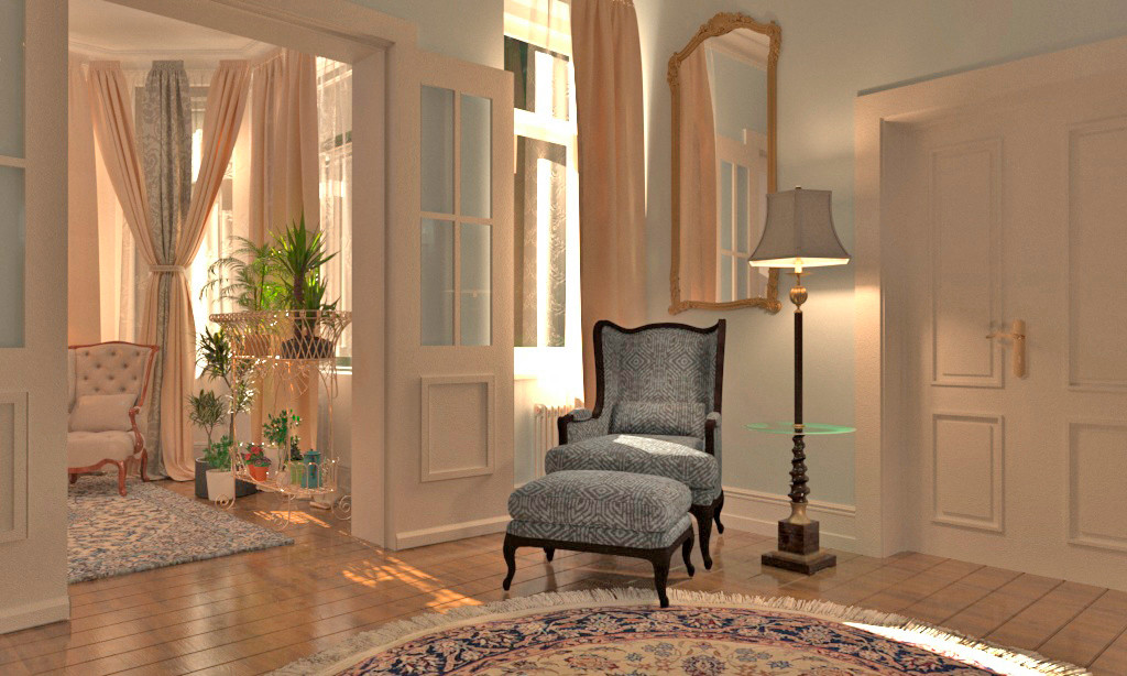 Обложка проекта: Историческая квартира в городе Зеленоградск