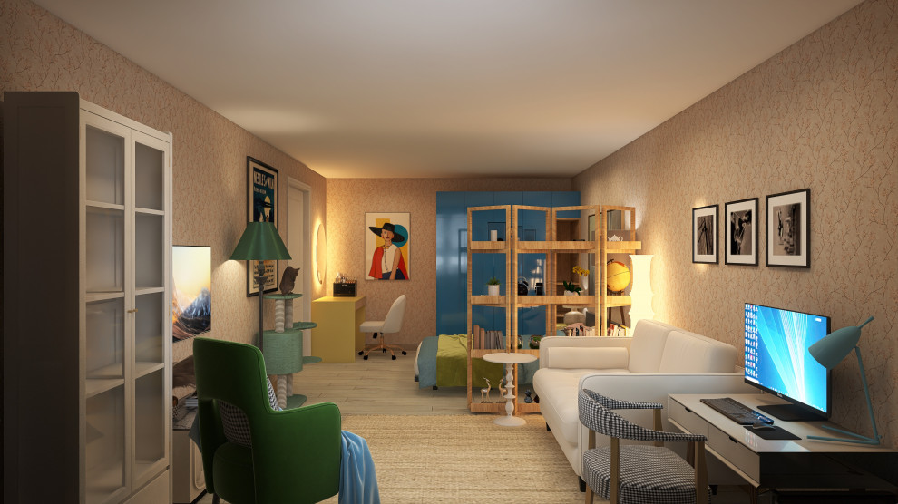 Комплектация комнаты в однокомнатной квартире