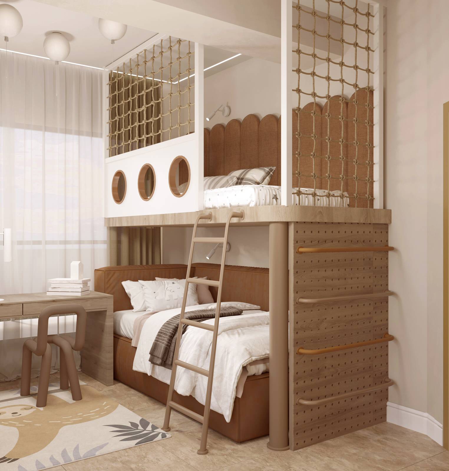 Двухэтажный жилой дом с видом на горы.