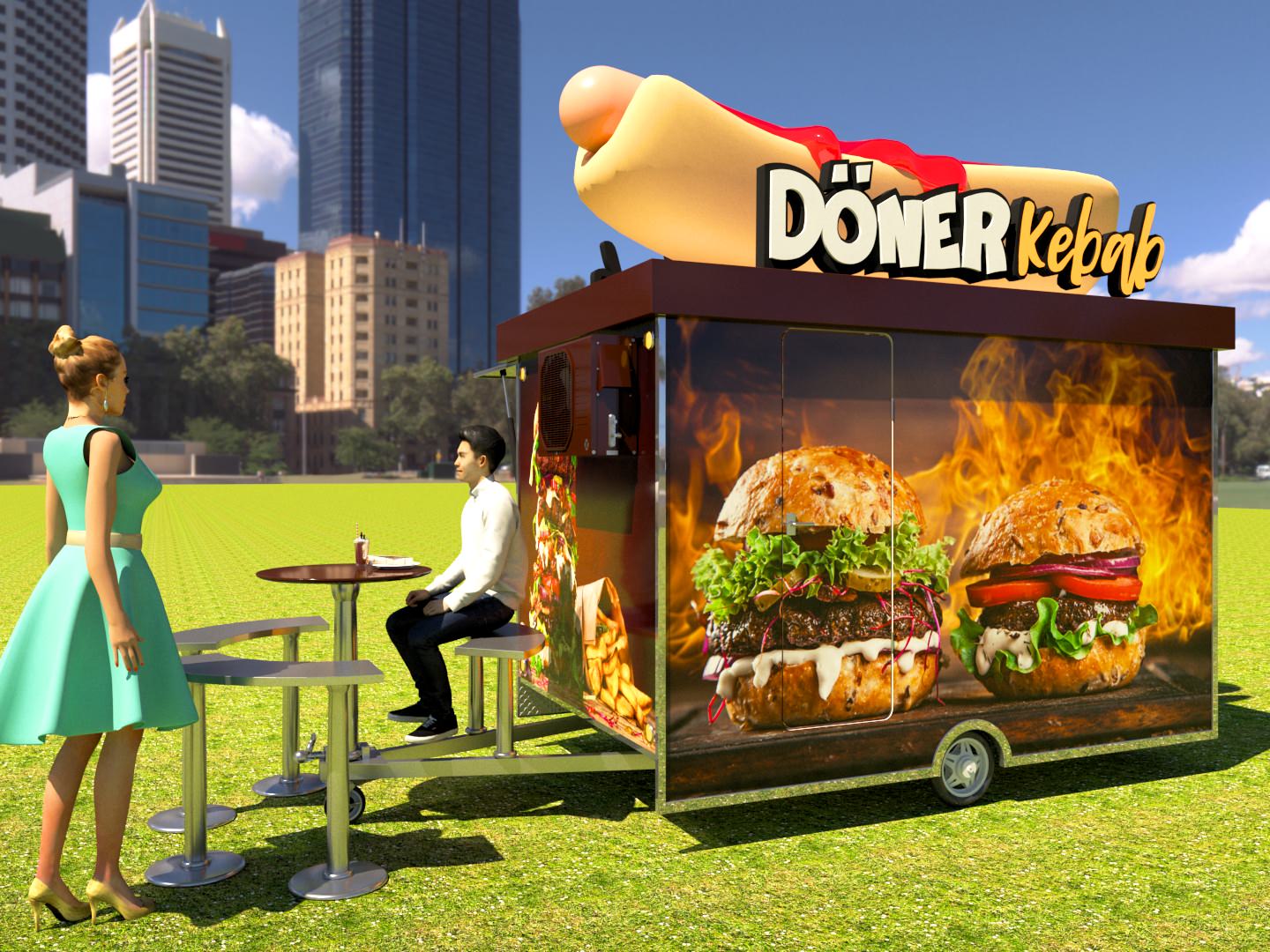 Doner Kebab внешний дизайн фудтрака