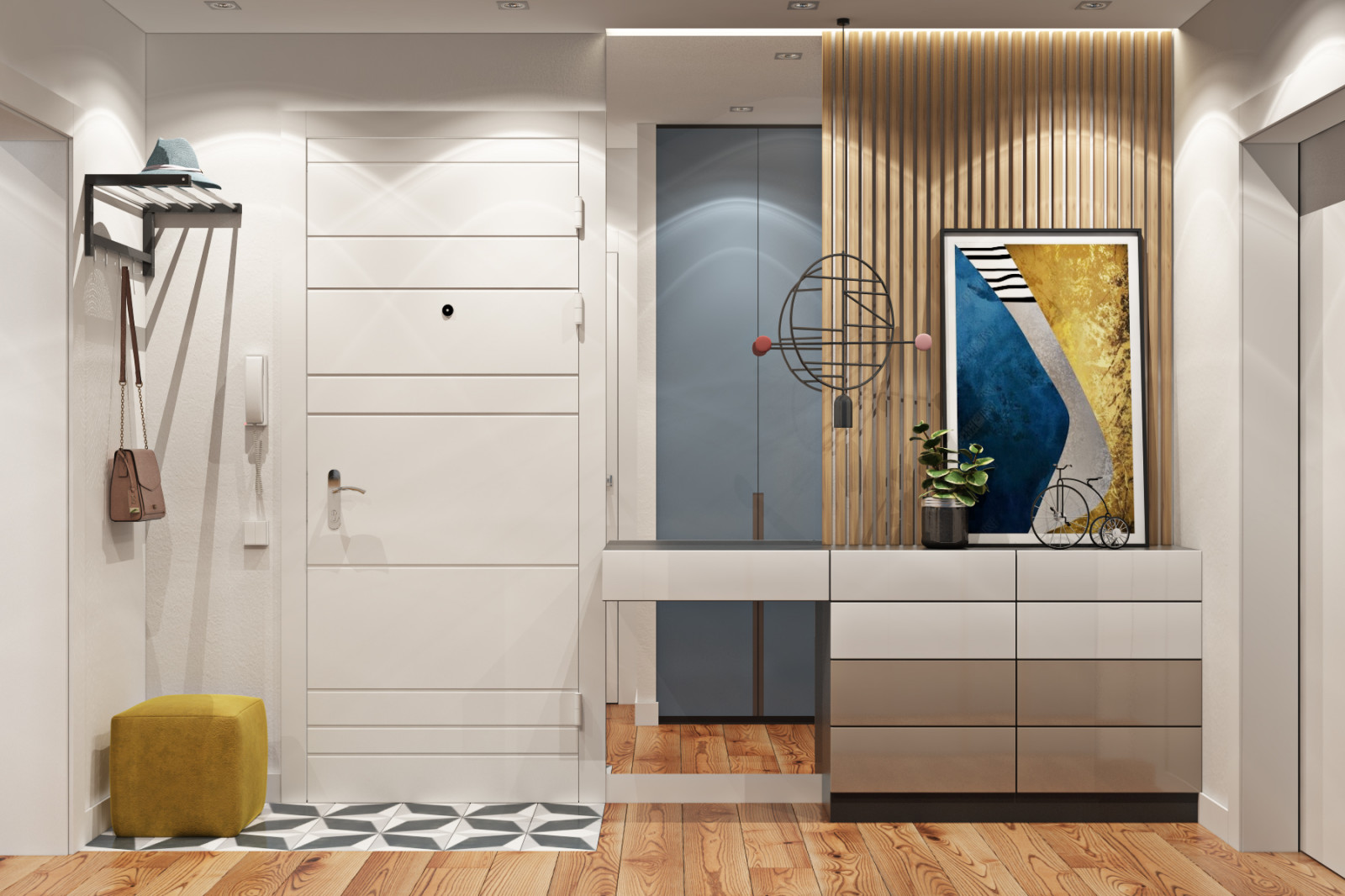 Дизайн квартиры в светлых тонах