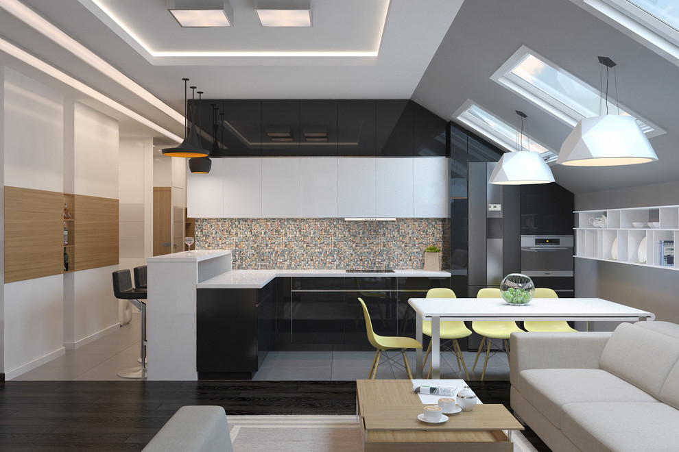 Дизайн интерьера (Техно в минимализме)