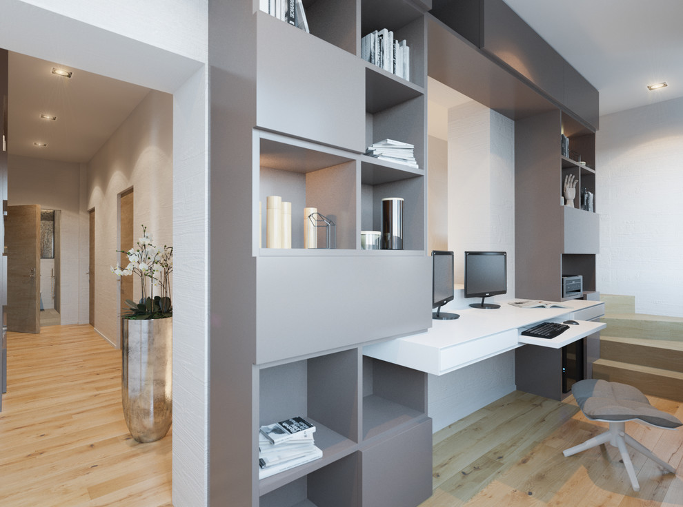 Интерьер прихожей и коридора на ул. Римской в г. Хабаровске